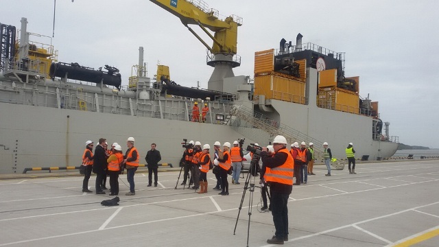 The Seaport capital dredging works are gaining speed